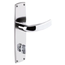 Fechadura banheiro classic alavanca 55mm inox polido Aliança