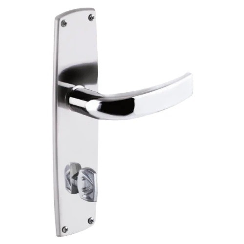 Fechadura banheiro classic alavanca 55mm inox polido Aliança