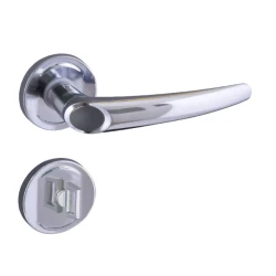 Fechadura banheiro joy roseta 40mm inox polido Alianca