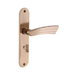 Fechadura Banheiro Pop 40mm Espelho Bronze Latonado Fosco Alianca