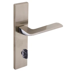Fechadura banheiro ultra line espelho 55mm latonado Aliança