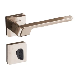 Fechadura Banheiro Vega Roseta Bronze Latonado 40mm Aliança