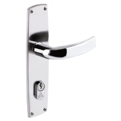 Fechadura entrada classic alavanca 55mm inox polido Aliança Metalurgica