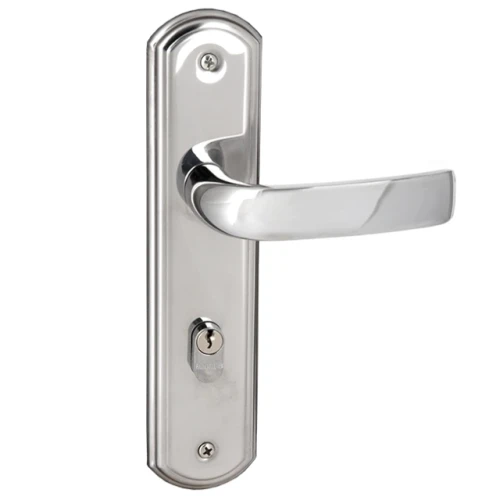 Fechadura Entrada Home Espelho 55mm cromado Aliança