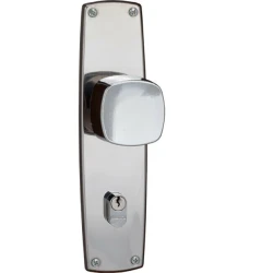 Fechadura entrada inox classic bola 55mm inox polido Aliança