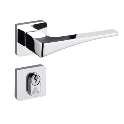 Fechadura Entrada Maxx Roseta S40mm Cromada Aliança