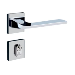 Fechadura entrada ultra line roseta s40mm cromado Alianca