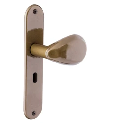 Fechadura interna golf 40mm latonado fosco Aliança