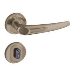 Fechadura Joy Roseta Externa 40mm Bronze L Aliança