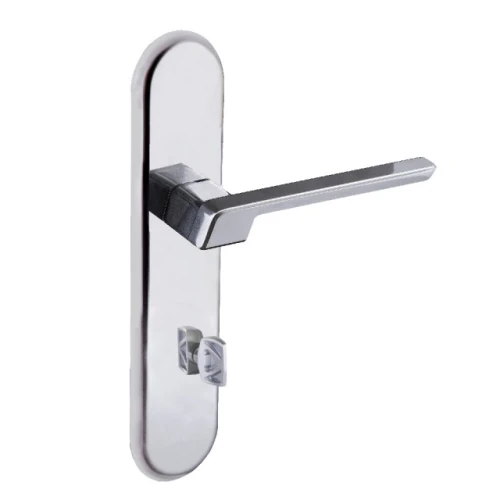 Fechadura Vega Espelho Cromada Banheiro S40mm Aliança