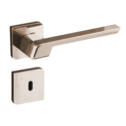 Fechadura Vega Roseta Bronze Latonado Interna S40mm Aliança