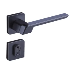 Fechadura Vega Roseta Preto Fosco Externa S40mm Aliança