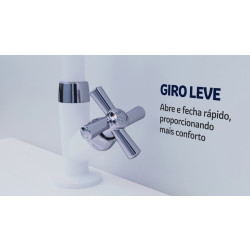Torneira para lavatório mesa bica alta móvel Tigre Orbe 