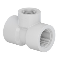 Tê de Redução Roscável 3/4" x 1/2"